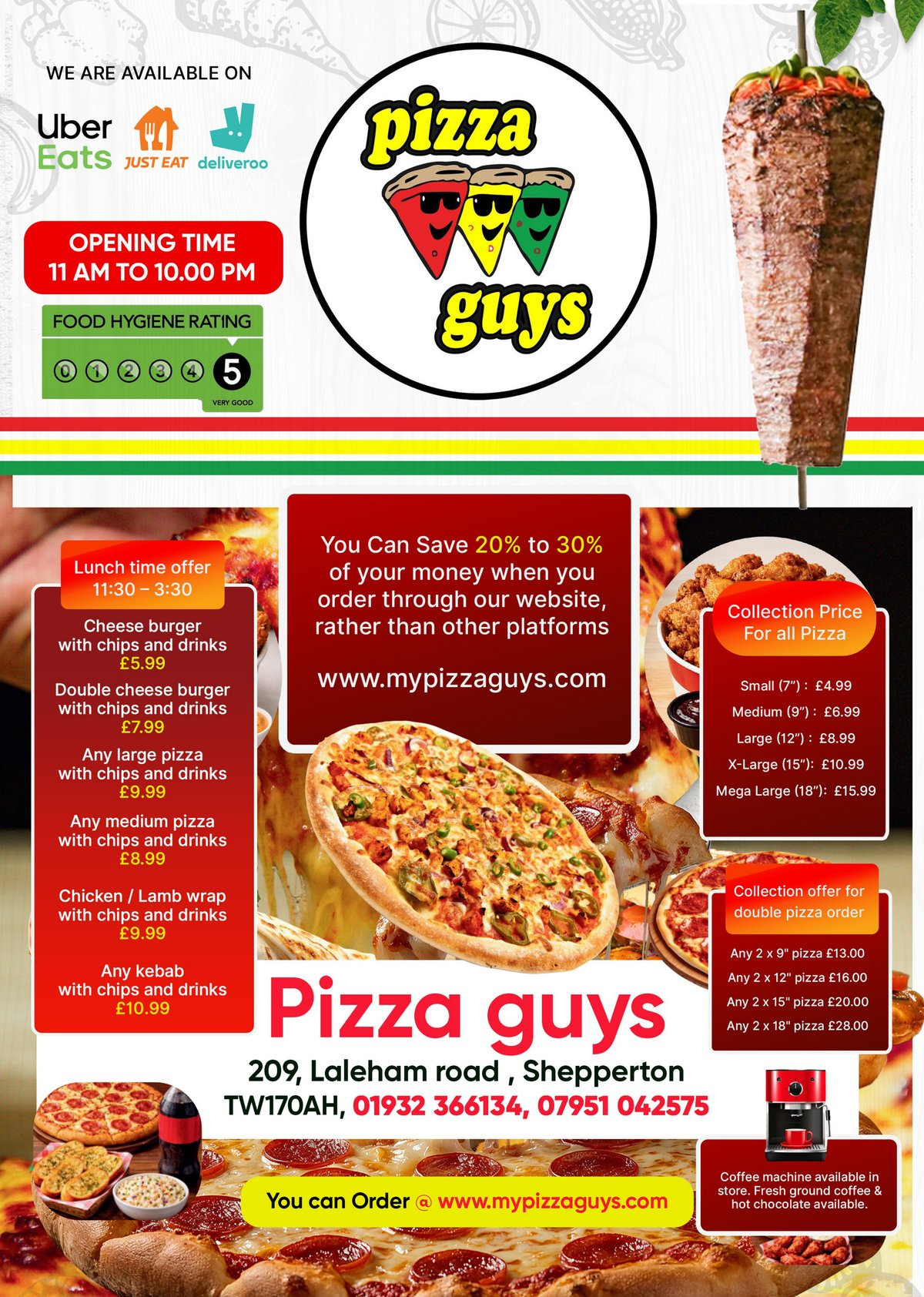 Mobile menu page 1