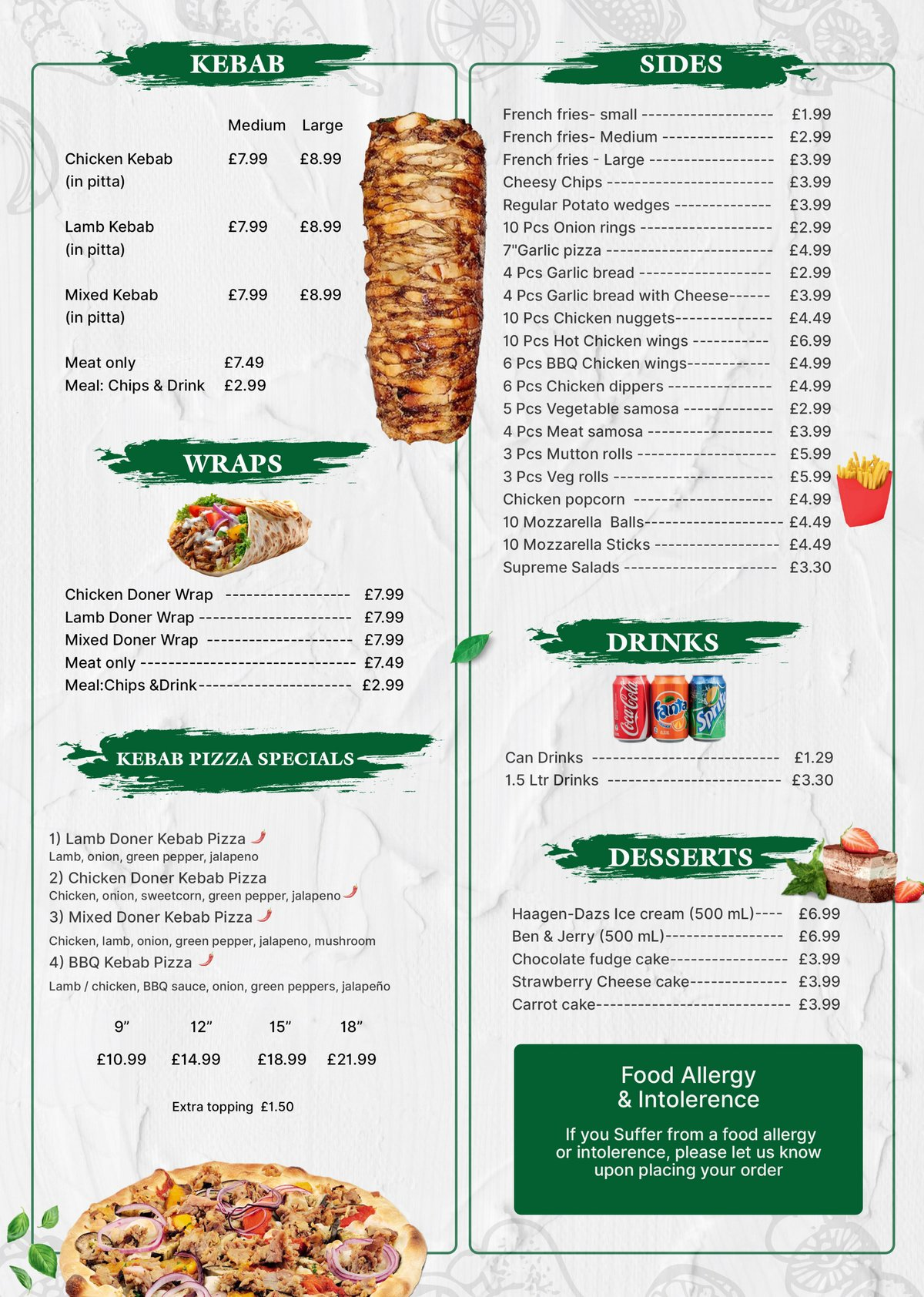 Mobile menu page 3